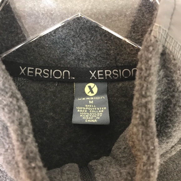 XERSION Gray Lightweight Training Fleece Pullover - Picture 2 of 6